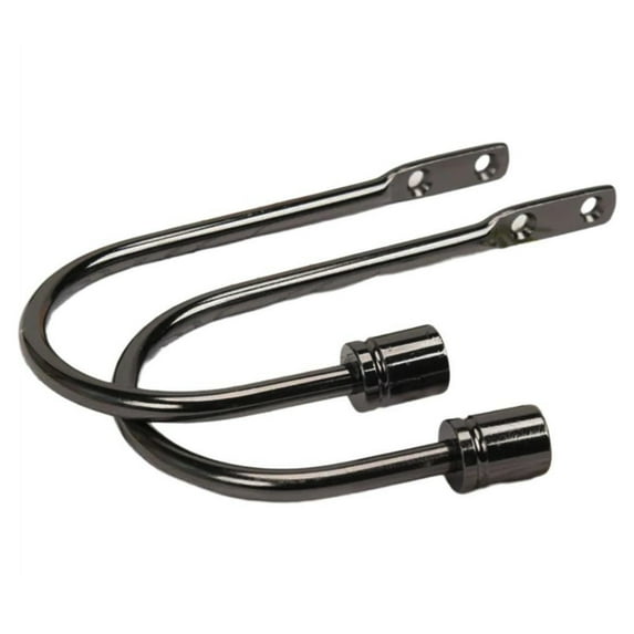 SDFGTstore Set of 2 Metal Curtain Holdbacks Wall Mounted Drapery Hooks Curtain Tiebacks Includes Mounting Screws for Home Decors