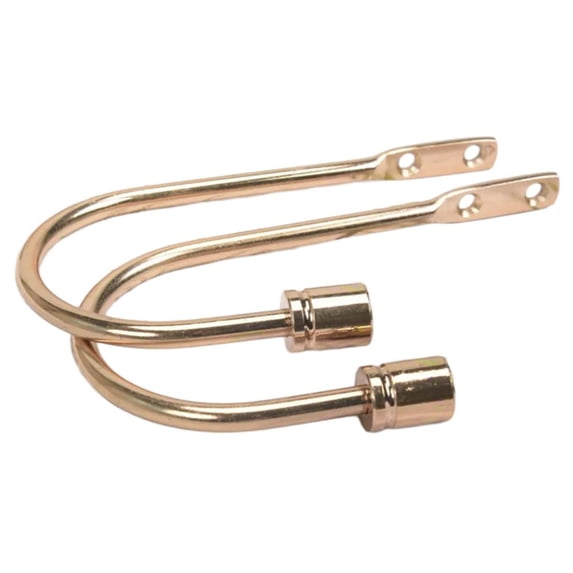 SDFGTstore Set of 2 Metal Curtain Holdbacks Wall Mounted Drapery Hooks Curtain Tiebacks Includes Mounting Screws for Home Decors