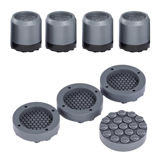 SDFGTstore Set of 8 Appliance Stabilizer Mats to Prevent Washer Dryer Shaking and Skidding