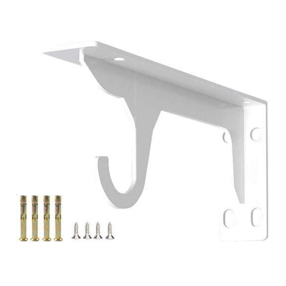 SDFGTstore Shelf Brackets Wall Mounted 110kg Load Capacity Cold Rolled Steel Supports