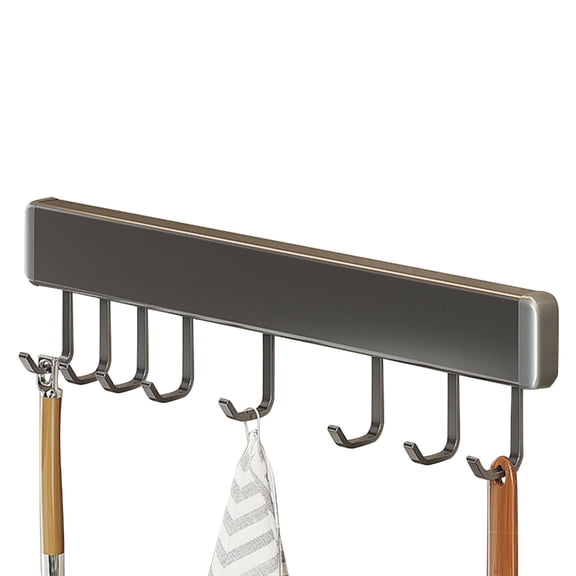 SDFGTstore Shelf with Hooks Corner No Drilling Hole Bathroom Wall Mounted Storage Rack