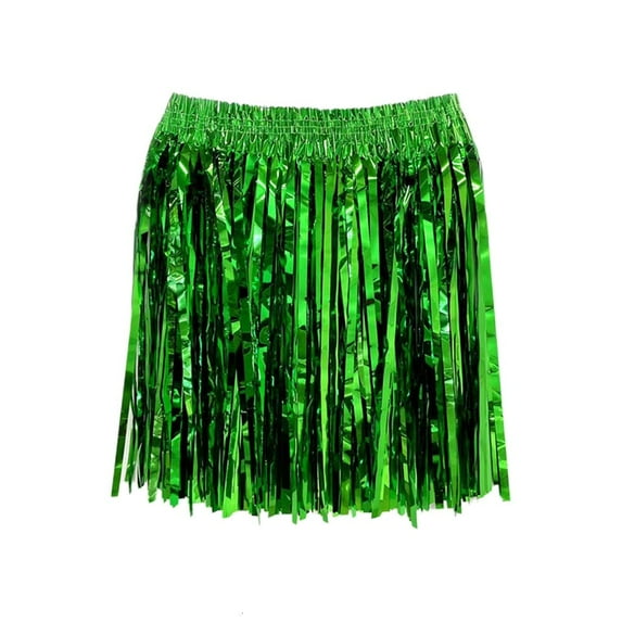 SDFGTstore Shimmering Grass Skirt Dance Skirts for Kid and Sparkling Dance Skirts