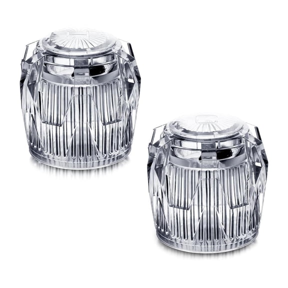 SDFGTstore Shower Knob Replacement Set Plastic Bath Tub Handle Bathroom Fixtures Knob Quick Fixing for Mobile Home Bathrooms