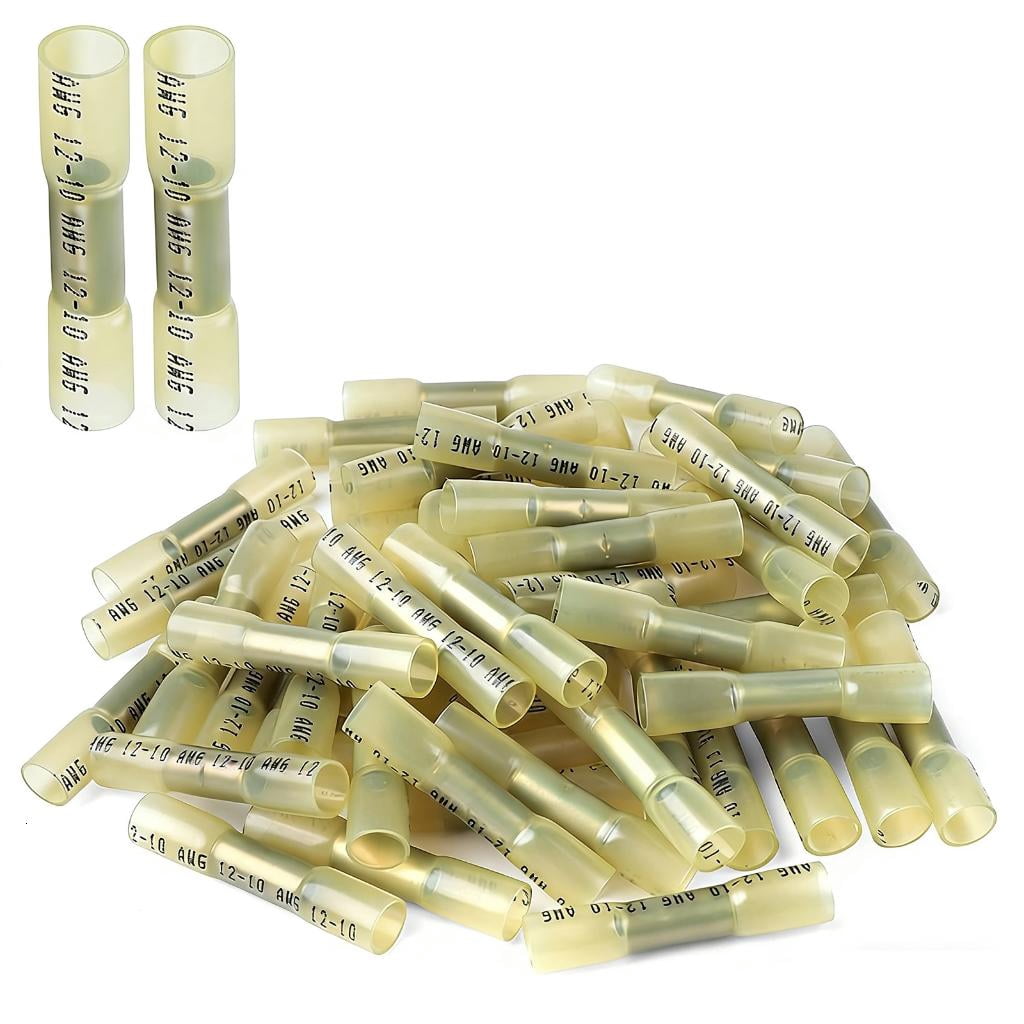 SDFGTstore Shrinkable Butt Connectors Insulated Wire Linkers Squeeze ...