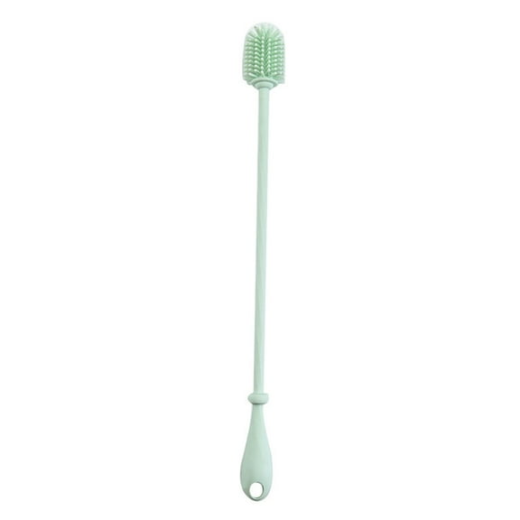 SDFGTstore Silicone Baby Milk Bottle Brush Long Handle Glass Cup Brushes Soft Cleaning Tool