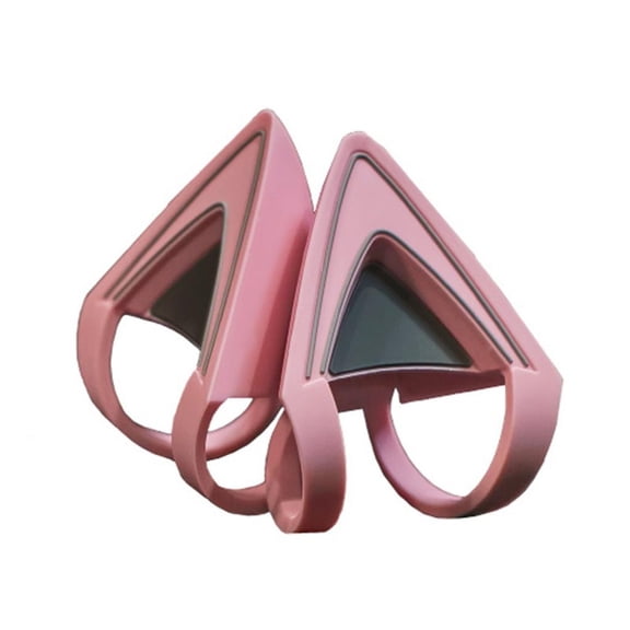 SDFGTstore Silicone Cat Kitty Ears Lovely Attachable Accessory for Kraken V2 Headsets