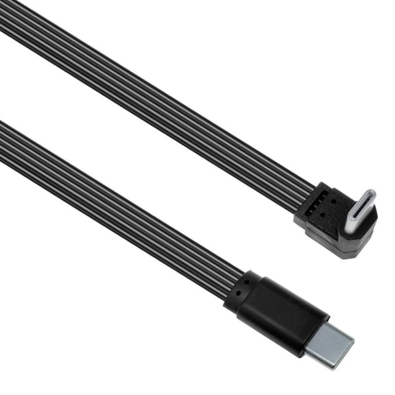 SDFGTstore Silicone Flat USB C Data Cable 45W PD Fast Charging for Monitoring Cameras Toy