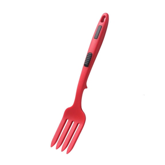 SDFGTstore Silicone Flexible Fork Heat-Resistant Cooking Fork Dishwasher Safe Kitchen Fork Non-Stick for Baking and Stirring Mixing