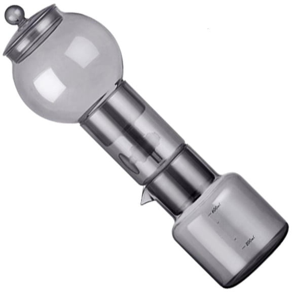 SDFGTstore Simple Fashion Ice Coffee Maker Clear Borosilicate Glass Enhances Kitchen Deck