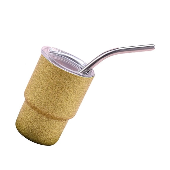 SDFGTstore Small Camping Cups Mini Wine Mugs Drinking Cups Stainless Steel Material