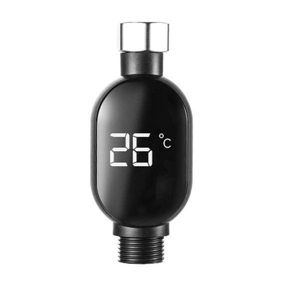 SDFGTstore Small Digital Water Temperature Monitors Strong Steel Waterproof For Shower Head
