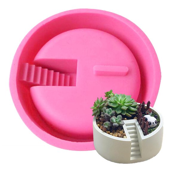 SDFGTstore Soap Molds Chocolate Candy Molds Cake Soap Decorating Exquisite Succulent Flower