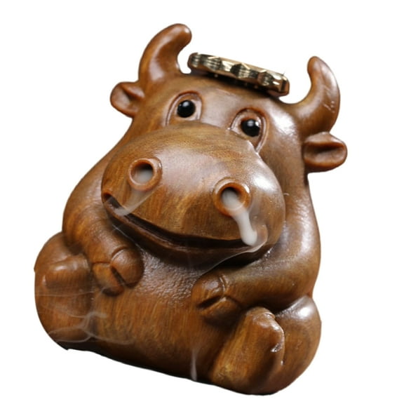 SDFGTstore Sophisticated Wood Backflow Incenses Burners for Home Decors and Aromatherapy