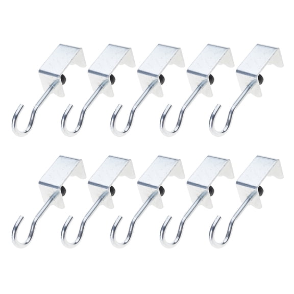 SDFGTstore Space Saving Adjustable Under Desk Hook Rotatable for Office Equipment