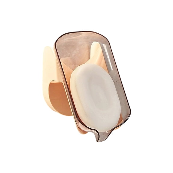 SDFGTstore Space Saving Soap Holder Modern Bathroom Kitchen Tilted Soap Dish Home Decors