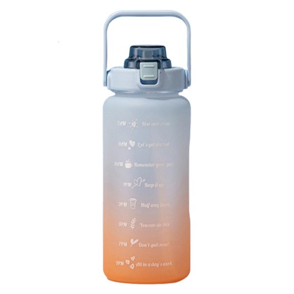 SDFGTstore Sports Drinking Bottle Leak-Proof BPA Free Great for Timeline Drinking Reminder