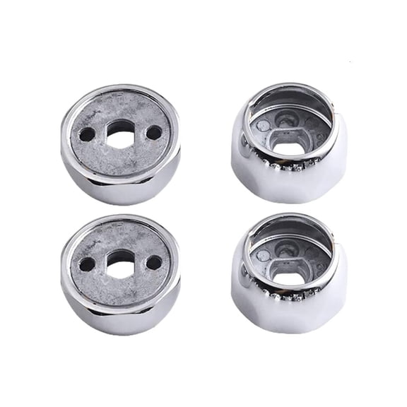 SDFGTstore Steel Wardrobe Flange Brackets Closet Flang Secure Pipe Connection for Household
