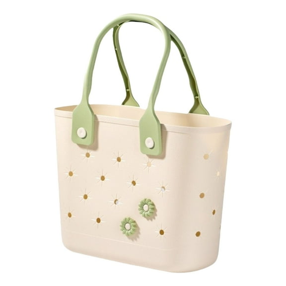 SDFGTstore Sturdy Rubber Storage Bag Designs for Beach and Pool Trip Portable and Easy To Organization for Trendy Women Daily Use