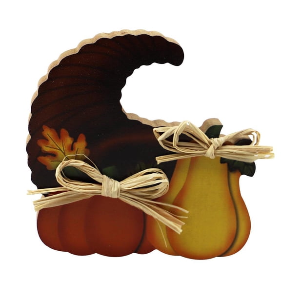SDFGTstore Tabletop Decorative Turkey for Autumn Fall Thanksgiving Harvest Home
