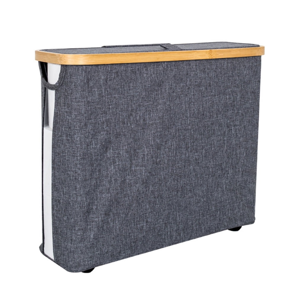 Portable Regular SDFGTstore Tall Toilet Paper Basket Organizers Accommodates 24 Regular ...