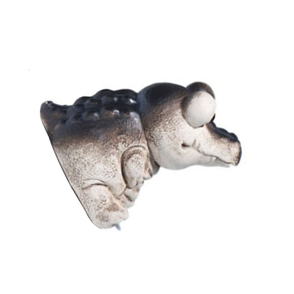 SDFGTstore Alligators Statue Ornaments Resin Alligators Figurine Decors Small Crocodile Sculpture Garden Decors