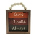 thumbnail image 1 of SDFGTstore Thanksgiving Hanging Decor Wooden Block Farmhouse Autumn Decor Fall Wood Sign Rustic Harvest Wood for Holiday Party, 1 of 20