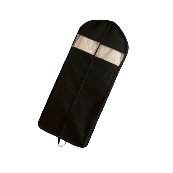 SDFGTstore Thick NonWoven Fabric Garment Dust Cover With Transparents PVC Window For Hanging Clothes Storage