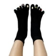 thumbnail image 1 of SDFGTstore Toe Socks with for rhinestone For Women Five Finger Socks Non Slip Patchwork Soc, 1 of 15
