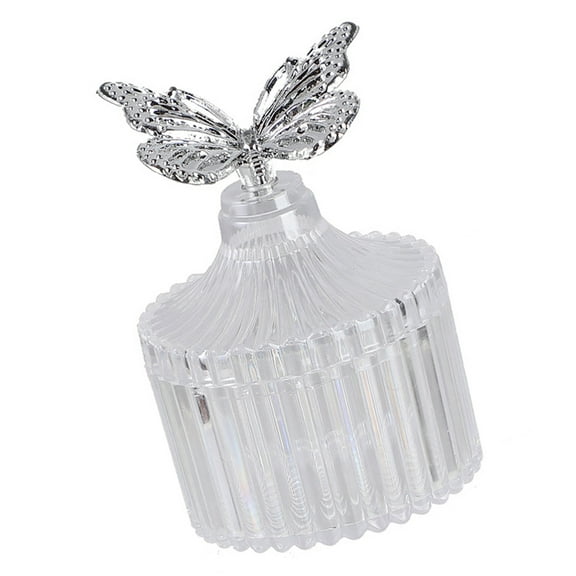SDFGTstore Transparent Plastic Crystal Candy Bowl With Durable Butterfly Design Party Essential