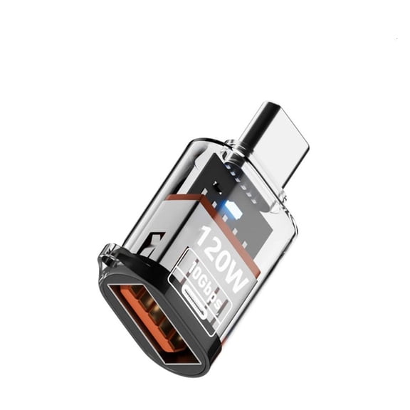 SDFGTstore Type-C OTG Adapter Converter for Cellphone Tablet Support 10Gbps Data Transfer USB C Male to USB Female Adapter Portable