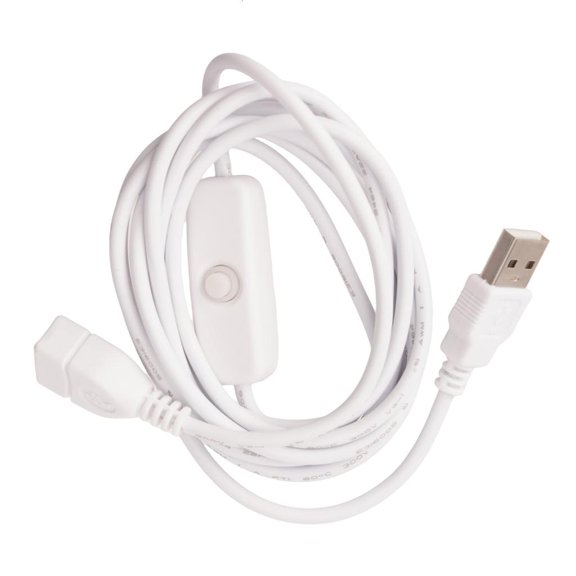 SDFGTstore USB 2.0 Male to Female Extension Data Cable With ON/OFF Switch for PC Laptop