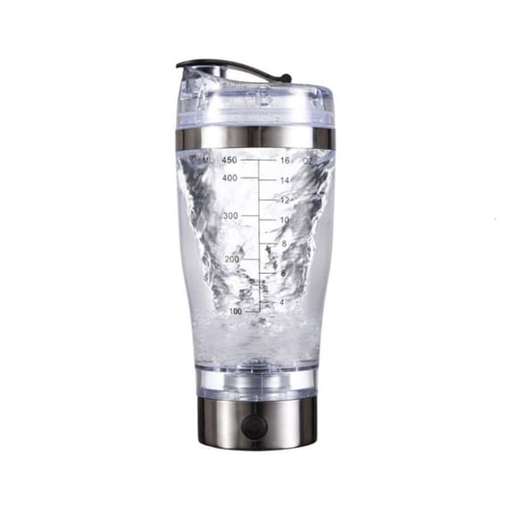 SDFGTstore USB Rechargeable Electric Mixing Cup Portable Protein Powder Shaker Bottle Mixer
