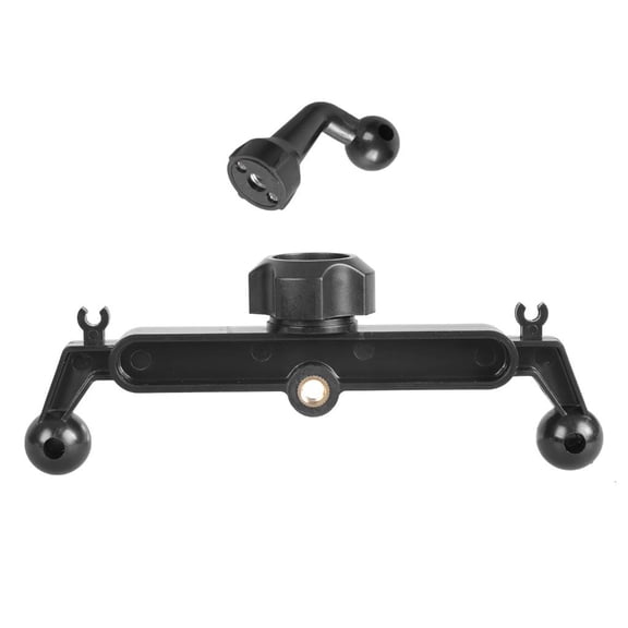 SDFGTstore Universal Double 17mm Ball Head Splitter with 1/4 Thread for Phone Tripod