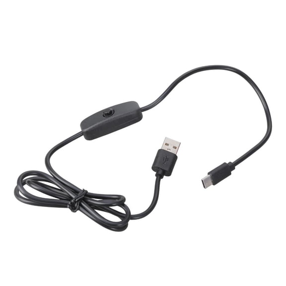 SDFGTstore Upgrades USB C Charges Cable USB to Type C Cable with Switches for Raspberry 4B