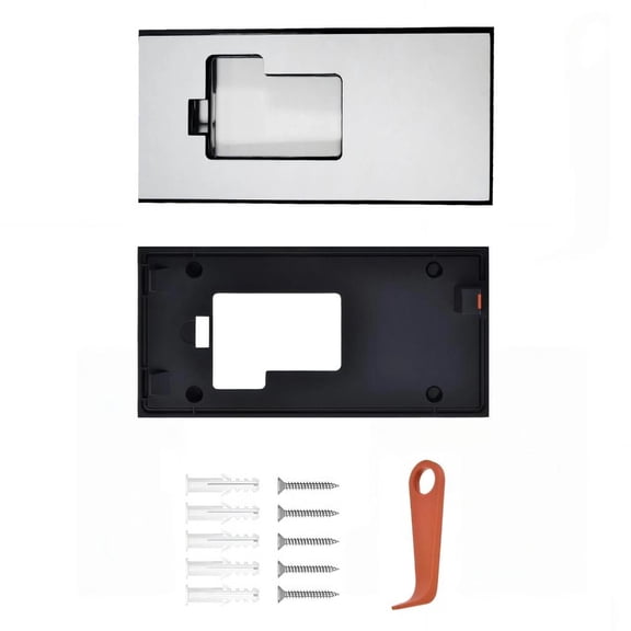 SDFGTstore Video Doorbell Adhesive Mount Bracket Replacement Doorbell Mount Holder