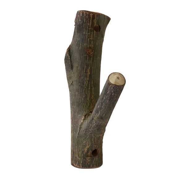 SDFGTstore Vintage Wood Tree Branch Wall Hook Rustic Decorative Wooden Adhesive Hooks for Key Holder Bag Hat Coat Rack