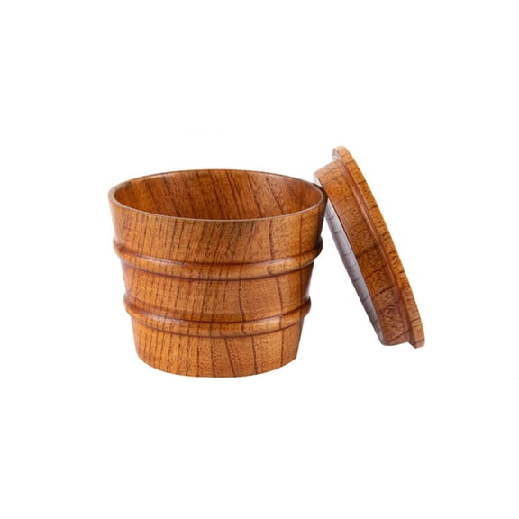 SDFGTstore Water Teacup Tea Cup Handmade Wood Coffee Mug Cup Eco Friendly Serving Tableware