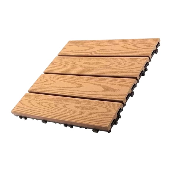 SDFGTstore Waterproofed Composite Wood Decking Board Sun Resistant Splice Safe Flooring
