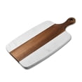 thumbnail image 1 of SDFGTstore Western Steak Fruit Chopping-Board Acacia Marble Cheese Board Beautifully Handcraft Charcuterie-Board Housewarming Gift, 1 of 8