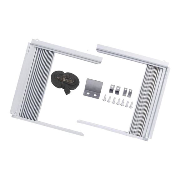 SDFGTstore Window Air Conditioner Side Panel with Frame Room Air Conditioner Accordion