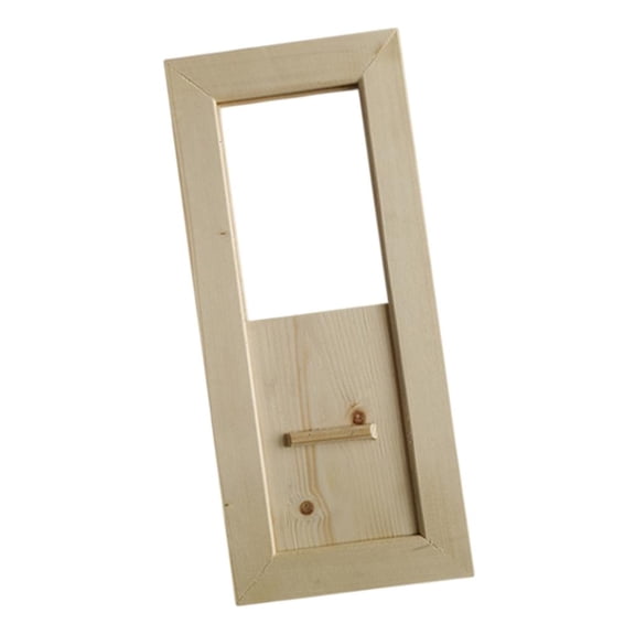 SDFGTstore Wood Sauna Ventilation Panel Adjustable Sauna Room Equipment Easy To Install