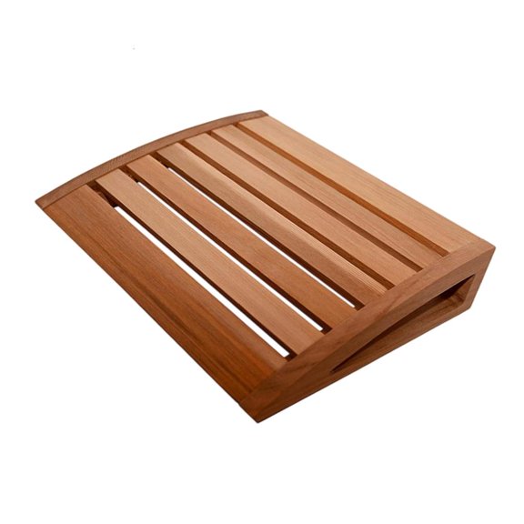 SDFGTstore Wooden Sauna Headrest Relaxation Pillow Ergonomic Neck Support Pillow Comfortable Steam Room Accessory For Relaxing