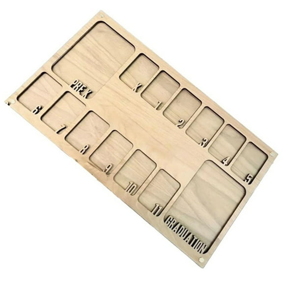 SDFGTstore Wooden School Years Picture Frame Pre-K to 12 Graduation Gift Keepsakes Frame