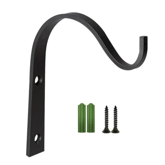 SDFGTstore Wrought Iron Plant Hooks Hang Outdoor Wall Decoration Plant Hanging Brackets, Used for Bird Feeders, Flower Troughs