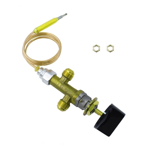 SDFGTstore fireplaces Flame Out Safety Valves Assembly with Thermocouple Control Valves for Secure Operate in house Commercial Space