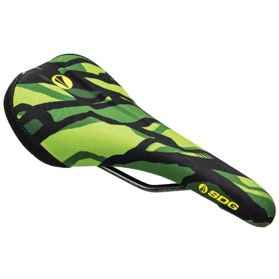 SDG Bel-Air V3 Terra Firma Saddle,Lux Rails, Robots, Green