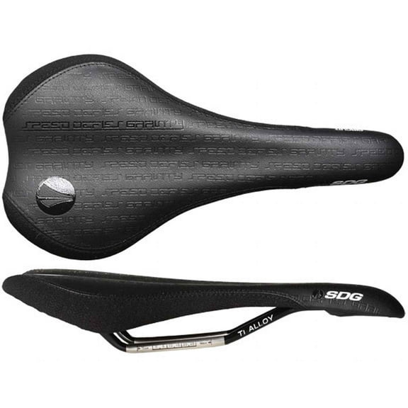 SDG Circuit MTN saddle, carbon rail - black/black - 09000