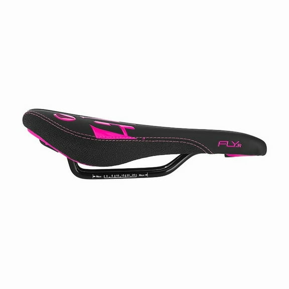 SDG Components Fly Jr Saddle, 235 x 122mm, Unisex, 270g, Black/Neon Pink