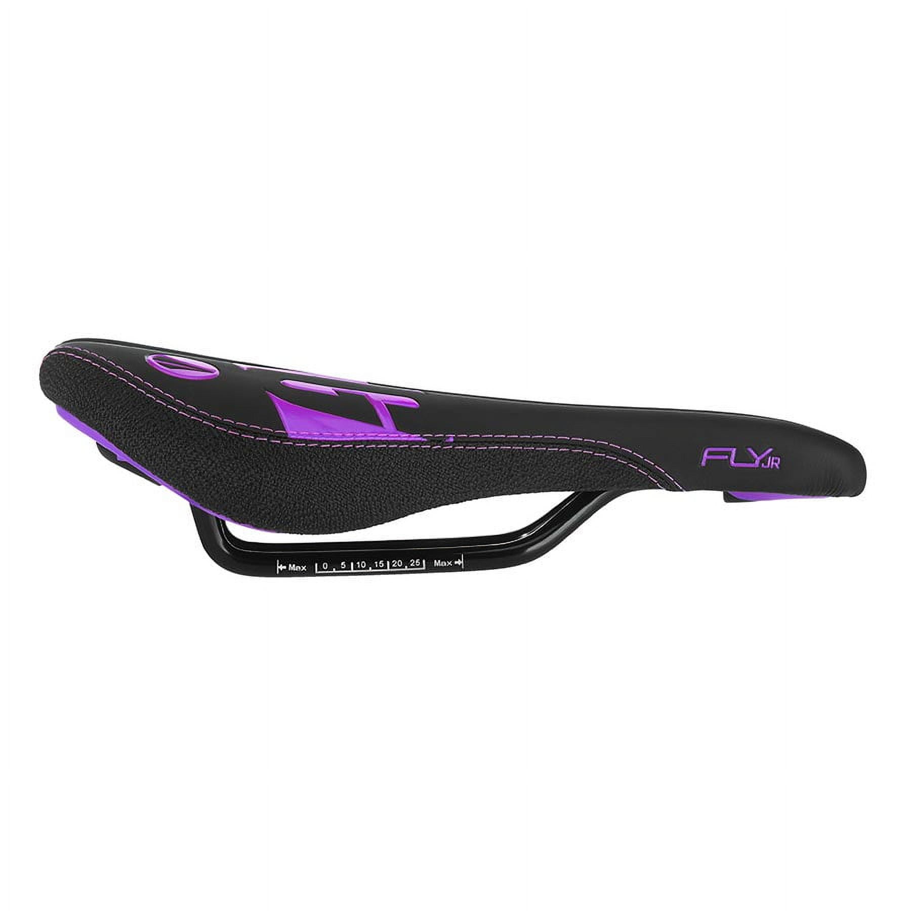 SDG Fly Jr Saddle Neon Purple/Black