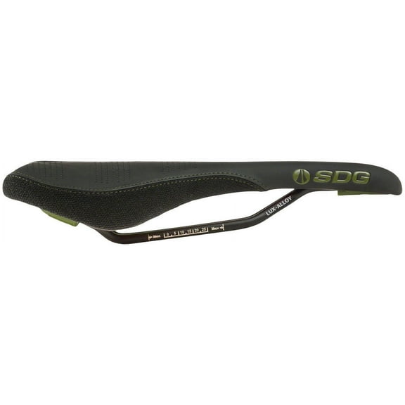 SDG Radar Saddle - Lux-Alloy, Black/Olive Green